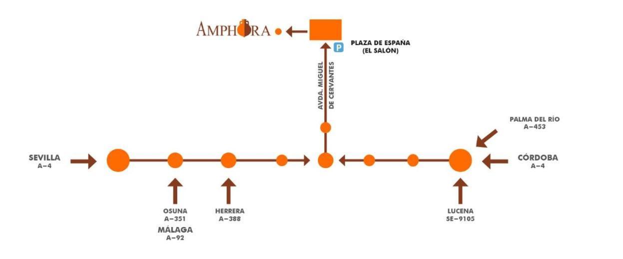 Amphora Alojamiento Écija Esterno foto